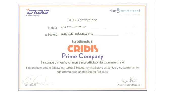 Riconoscimento Cribis