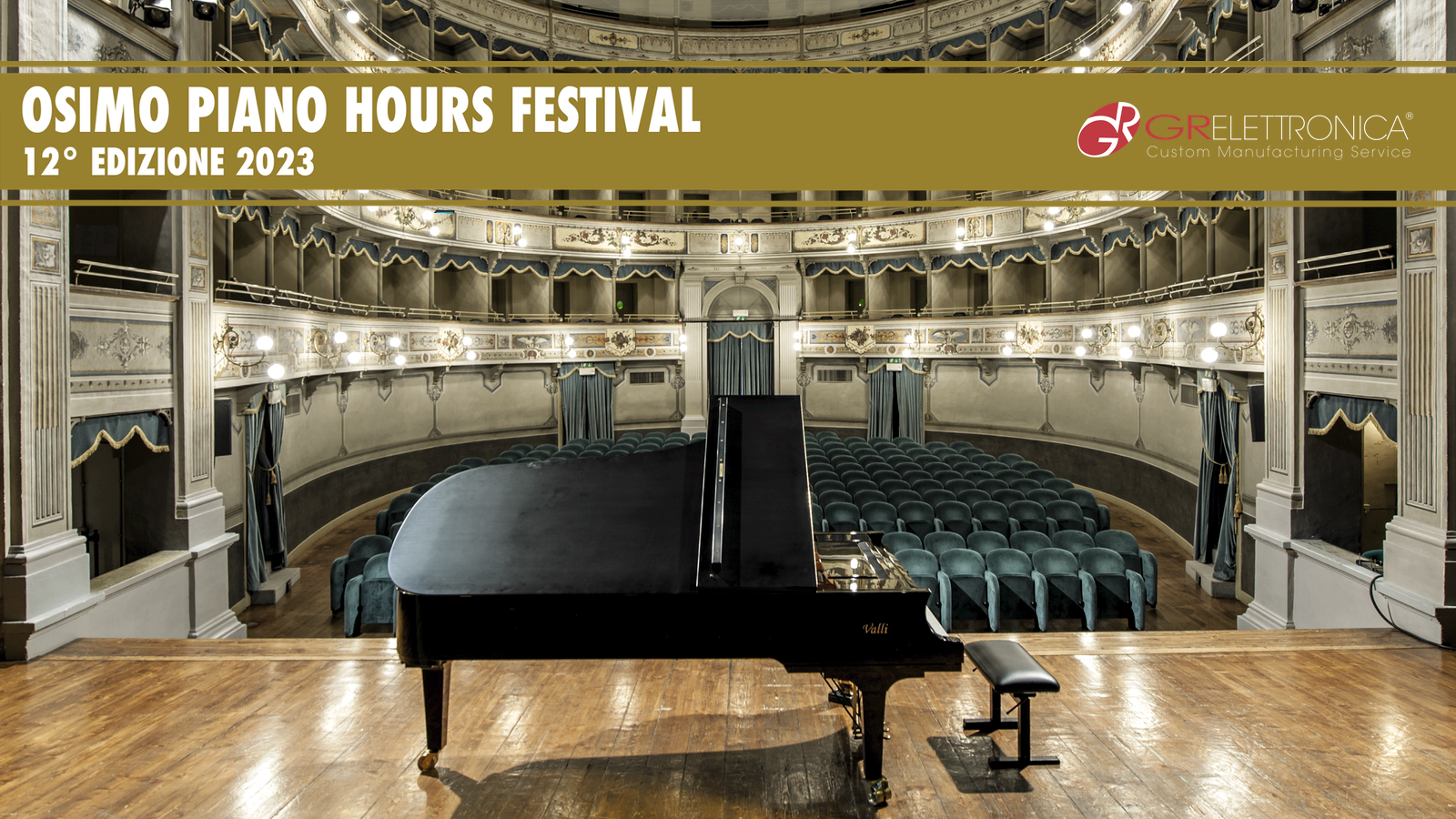 Note Universali: GR Elettronica Partner del 12° Osimo Hours Piano Festival