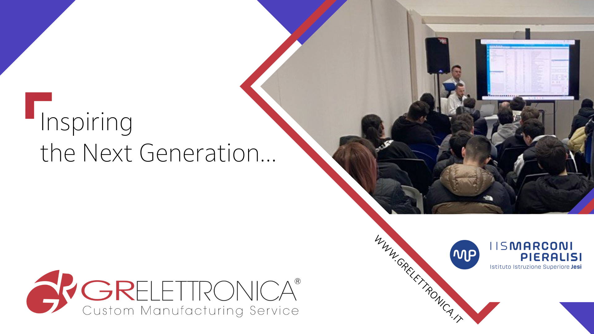 GR Elettronica Srl al fianco delle scuole per costruire insieme il futuro