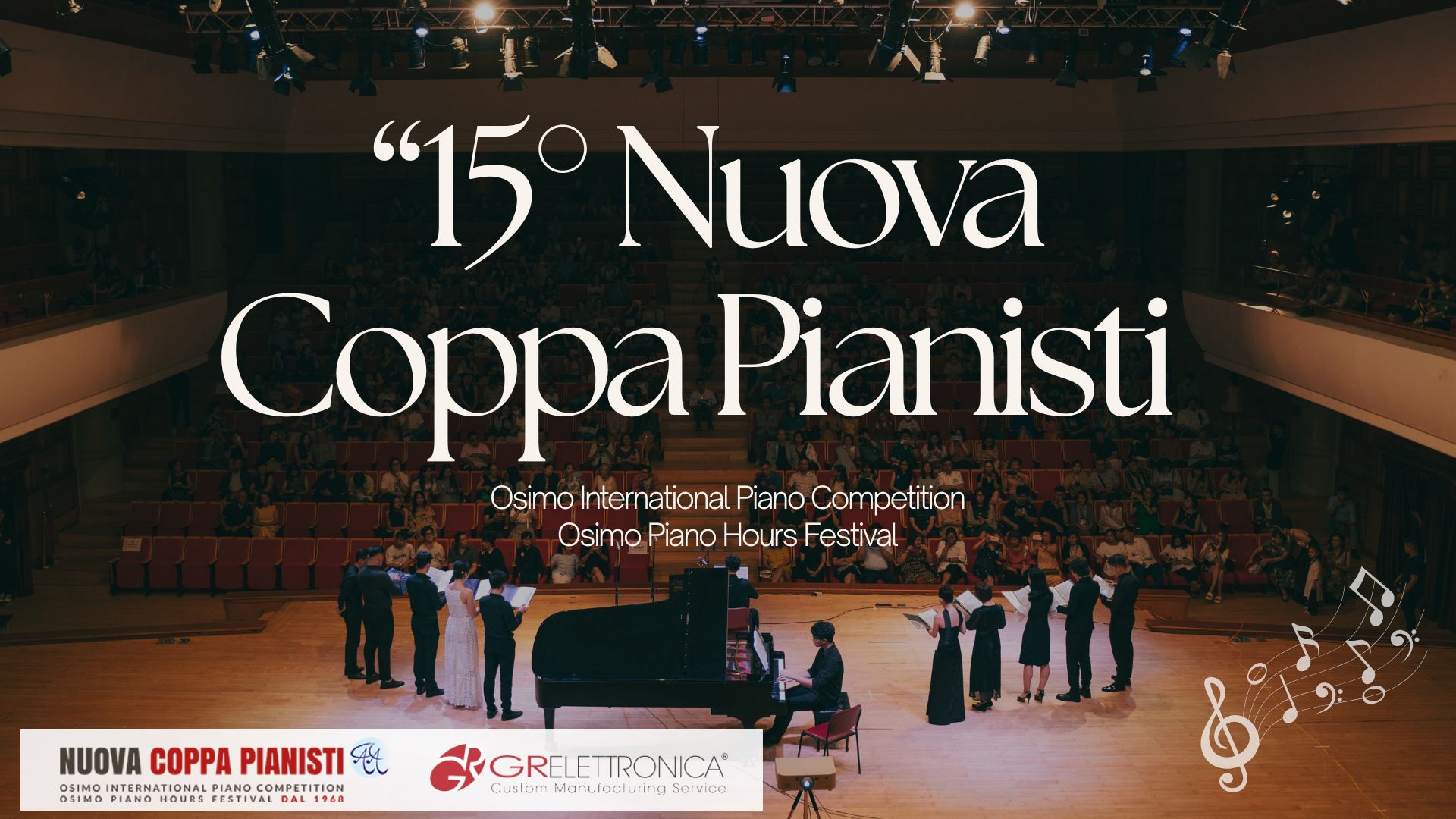 GR Elettronica sostiene la 15ª edizione della Nuova Coppa Pianisti di Osimo